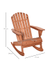 Outsunny Adirondack-Stuhl in Naturholz 77L x 94B x 97H cm