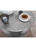 FineBuy Couchtisch in Silber / Aluminium / 60x60x30