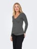 ONLY Top in Dark Grey Melange