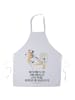 Mr. & Mrs. Panda Schürze Hund Australien Shepherd mit Spruch in Weiß