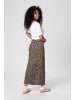 Kaffe Rock KAleondra Regular fit in Feather Gray / Black Animal