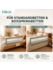 fillikid Bettgitter Lina XL 180 x 50 cm Exklusiv in Mint