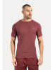 SMILODOX T-Shirt Thilo in Bordeaux