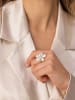 PURELEI Ring Pearly Flower Gold