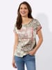 WITT WEIDEN Shirt in sand-koralle-bedruckt