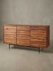 KADIMA DESIGN Sideboard WL5.635 Massivholz 150x81x41 cm Landhaus Kommode,