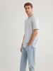 Mavi Jeans Kurzarm-T-Shirt mit Rundhalsausschnitt und Logo in Hellblau