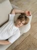 Aspero Kleines Kissen in organischer Form Verona in Beige