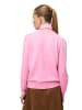 Zero  Pullover mit Strickhalstuch in Blushberry Pink Melange