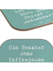 Mr. & Mrs. Panda Holzuntersetzer Spruch Beamter Kaffeepause mit ... in Meeresbrise