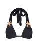 Moda Minx Bikinioberteil Starfish Scrunch Triangle Top in Black