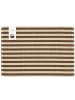SÖDAHL Tischset Statement Stripe in Coffee brown