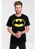 Logoshirt T-Shirt Batman - Logo in schwarz