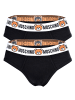 Moschino Slip 2er Pack in Schwarz