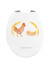 Mr. & Mrs. Panda WC Sitz Huhn Stolz ohne Spruch in Weiß