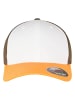  Flexfit  Flexfit Unisex 3-Tone Flexfit in neonorange/white/olive