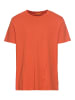 Camel Active Kurzarm Shirt aus Organic Cotton in Rostorange