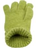 styleBREAKER Strickhandschuhe mit Zopfmuster in Limettengrün