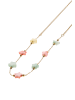myMo Women Chain Necklace in Gold Multicolor