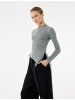 KOTON BLUSE LS in Anthrazit