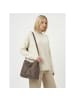 Lazarotti Bologna Leather Crossbody Beuteltasche Leder 25 cm in taupe