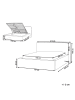 Beliani Doppelbett LILLEBONNE in Beige/Schwarz - (W) 212 x (H) 100 x (L) 229 cm