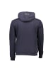 Plein Sport Blau Baumwolle Herren mit Kapuze Sweatshirt