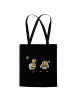 Mr. & Mrs. Panda Laptoptasche Hummeln Kleeblatt ohne Spruch in Schwarz