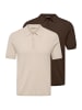 ONLY & SONS Poloshirt Wyler in Beige / braun