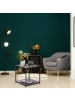 relaxdays Beistelltisch in Schwarz - (B)50 x (H)50 x (T)50 cm