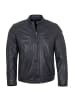 JILANI Lederjacke Lammnappa in Indigo