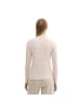 Tom Tailor Langarmshirt in beige white stripe