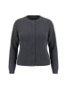 Ulla Popken Strickjacke in anthrazit melange