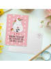 Mr. & Mrs. Panda Wanddeko Einhorn Traurig mit Spruch in Rot Pastell