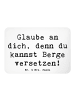 Mr. & Mrs. Panda Whiteboard Magnet Spruch Selbstvertrauen stärke... in Weiß
