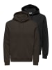ONLY & SONS Sweatshirt / Hoodie Connor in Schwarz / dunkelbraun