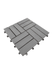 home24 33er-Set Terrassenfliese Granyo 30x30 cm in Grau