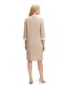 Betty Barclay Shirtkleid mit Reißverschluss in Patch Beige/Cream