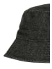  Flexfit  Flexfit Unisex Denim Bucket Hat in black/grey