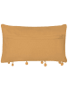 Beliani Dekokissen AYROOR in Gelb - (W) 30 x (H) 10 x (L) 50 cm