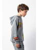 Coccodrillo Kapuzen-Sweatshirt in grau