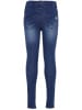 name it Mädchen Jeans Knee-Cut-Detail in Blau