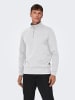 ONLY & SONS Sweatshirt in Super Light Grey Melange 1