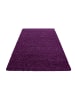 KADIMA DESIGN Teppich Hochflor Shaggy Waschbar Einfarbig RHEIN Strapazierfähig in Violett