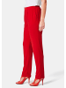 GOLDNER Jerseyhose Martha Trageangenehme Jerseyhose Martha mit Bundfalten in rot