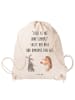 Mr. & Mrs. Panda Baumwollbeutel Hase Igel mit Spruch in Creme