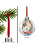 Mr. & Mrs. Panda Christbaumkugel Einhorn Blümchentail Design ohne Sp... in Weiß