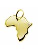Schmuckador Anhänger Afrika mit Brillant 585 Gelbgold in gold
