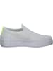 Calvin Klein Slipper in White/ Saftey Yellow