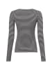 MOSS COPENHAGEN Langarmshirt MSCHGemma Hadrea O Top in schwarz weiß